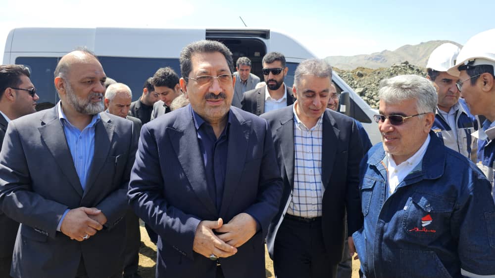بازدید وزیر صمت از چهار پروژه‌ استراتژیک «ومعادن» در کردستان