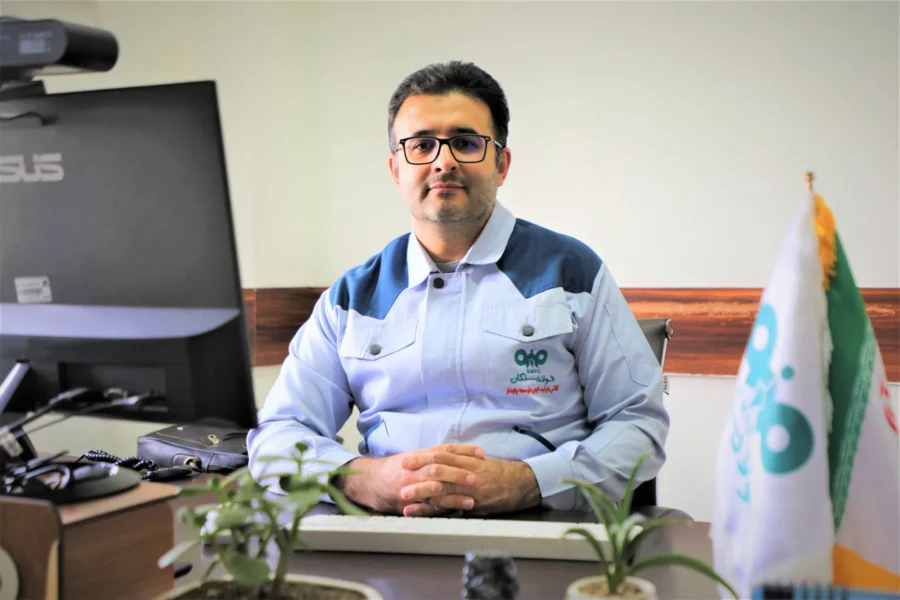 علی ناجی مدیر pmo دفتر مدیریت پروژه فولاد سنگان