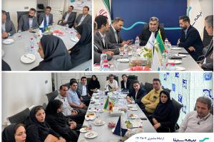 حضور سرپرست بیمه سینا در شعبه اصفهان