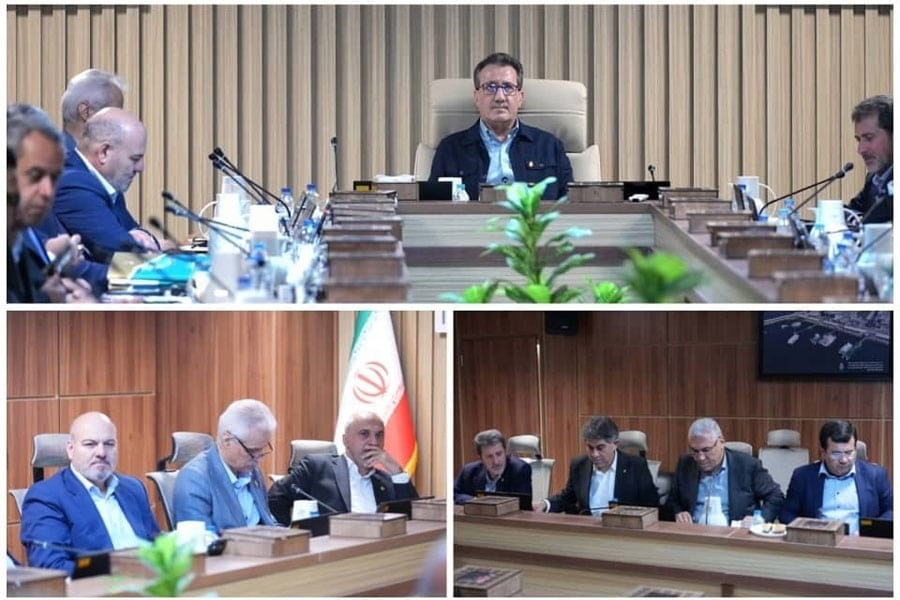 نشست هیأت عامل سازمان بنادر و دریانوردی در استان هرمزگان