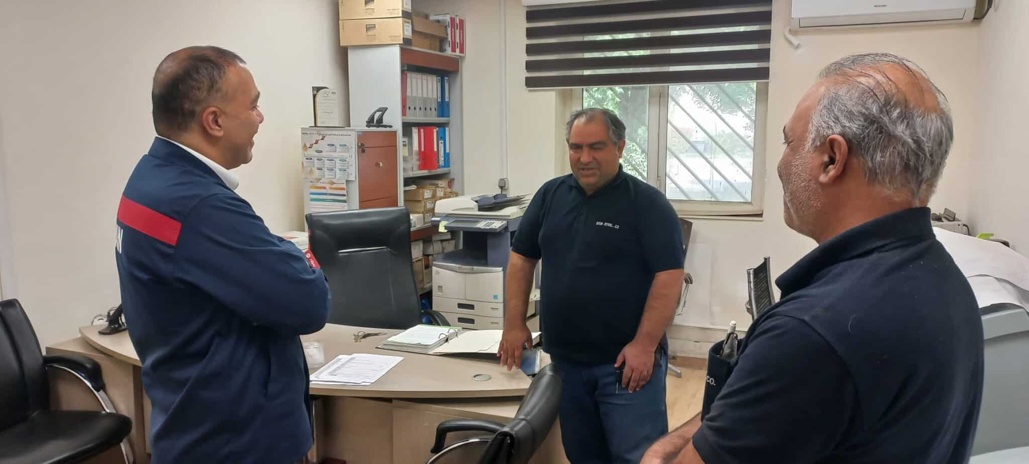 بازدید قائم مقام شرکت از واحد های فنی و مهندسی ، تکنولوژی تولید و اجرای پروژه‌ها